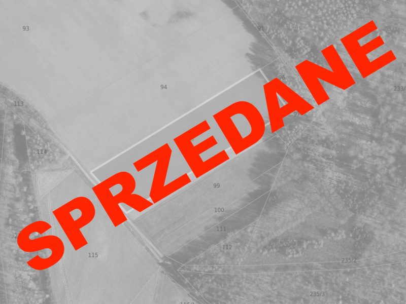 Syndyk sprzeda udział 1/4 niewydzielonej części nieruchomości - Kwasowo działka nr 95