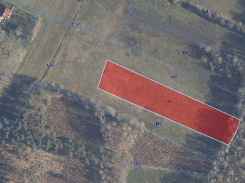 Syndyk sprzeda udział 1/4 niewydzielonej części nieruchomości Pomiłowo działki nr 77, 132, 149, 153