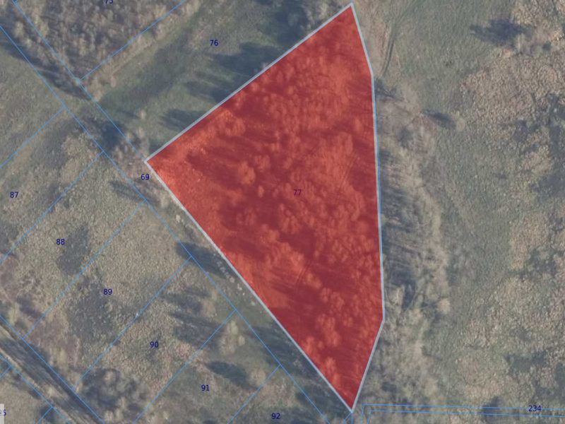 Syndyk sprzeda udział 1/4 niewydzielonej części nieruchomości Pomiłowo działki nr 77, 132, 149, 153